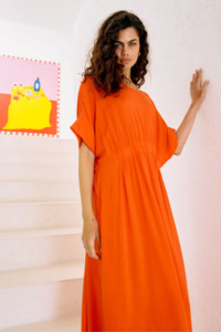 Alegria Dress | Coral