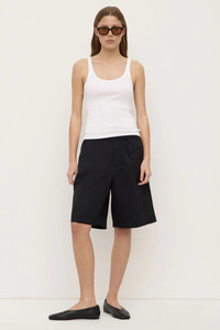 Tees: Charlie Rib Tank | White