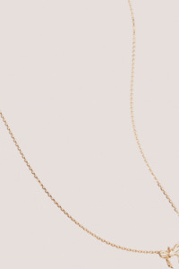 By Charlotte: 18k Gold Vermeil Forever More Bow Necklace
