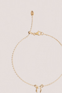 18k Gold Vermeil Forever More Bow Bracelet