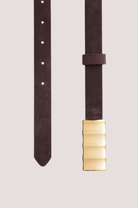 Porter Jewellery: Snail Belt | Brun/Gold