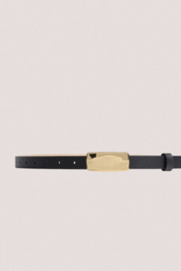 Plate Belt | Noir/Gold