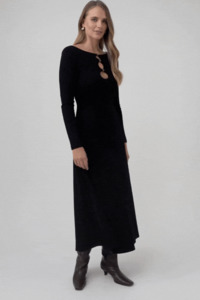Naria Bead Dress | Onyx