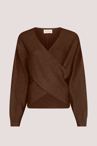 Sale: MSCHZinelle Hope Wrap Pullover | Black Mel