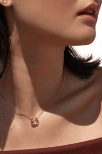 18k Gold Vermeil Lucky Horseshoe Necklace
