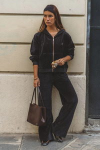 AJ Velour Hoodie | Noir