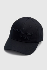 Camilla And Marc: Maren Embroidered Cap | Black