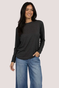 Prophency L/S Tee | Charcoal
