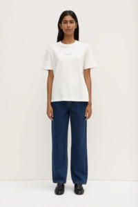 Tees: Atelier Logo Tee | Antique White
