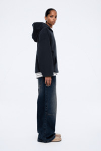 Cassie Oversized Hoodie | Washed Midnight