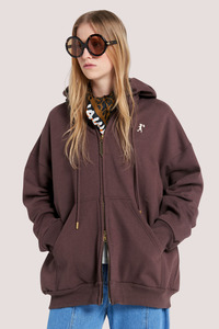 Sweatshirts: Oversized Hoodie | Chocolate Brown
