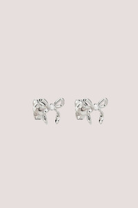 Jewellery 1: Sterling Silver Forever More Bow Stud Earrings