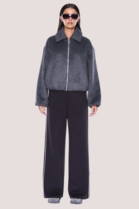Ena Pelly: Maeve Wool Blend Bomber | Grey