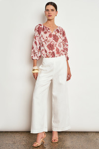 Zoe Kratzmann: Vow Top | Rose Paisley