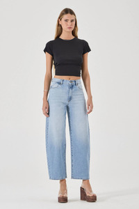 Jeans And Pants: Gigi Barrel Jean | Brad Blue