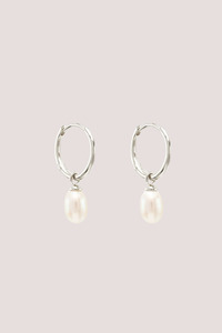 Jewellery 1: Sterling Silver Live in Peace Hoop Earrings
