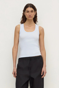 Assembly: Robyn Scoop Neck Rib Tank | Powder Blue