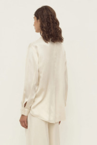 Pippa Silk Shirt | Cream
