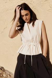 Jac Jack: Bonne Crushed Cotton Top | Berg