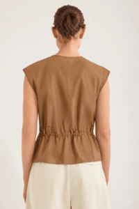 Bonne Crushed Cotton Top | Saffa