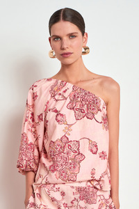 Zoe Kratzmann: Pearl Top | Peony Paisley