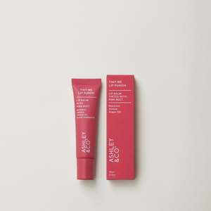 Body: ASHLEY & CO Tint Me Lip Punch with Pink Beet Tinted Lip Balm