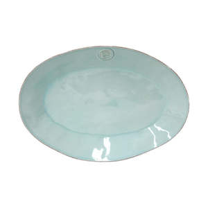 Homewares: Costa Nova Oval Platter 40cm Turquoise