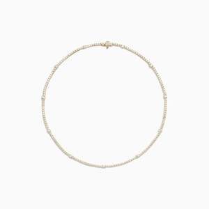 Tennis Necklaces: EMMIE DIAMOND TENNIS NECKLACE