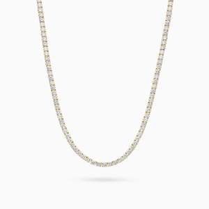 Tennis Necklaces: RILEY DIAMOND TENNIS NECKLACE