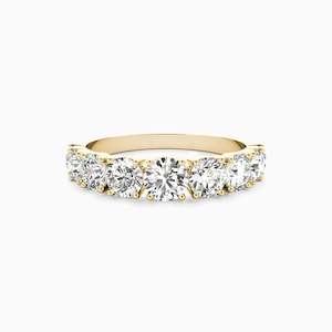 Diamond Coloured Stone Rings: EIRA BAND