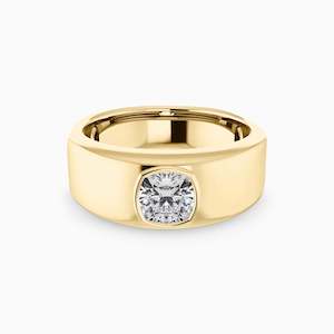Mens Engagement: THEO CUSHION SOLITAIRE