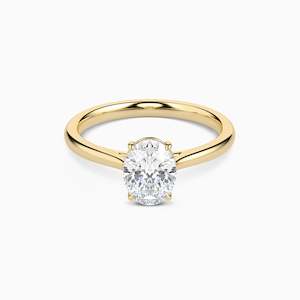 Mila Oval Cathedral Solitaire