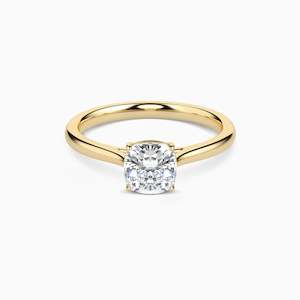 Mila Cushion Cathedral Solitaire