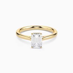 Mila Emerald Cathedral Solitaire