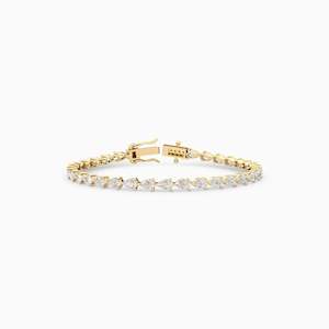 KEIRA PEAR DIAMOND TENNIS BRACELET
