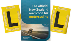 Driving Education Road Code: ROAD CODE FOR MOTORCYCLISTS (MOTORBIKE) WITH LEARNERS "L" PLATE - LATEST EDITION