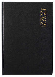Diaries Calendars: COLLINS DIARY A52 BLACK EVEN YEAR