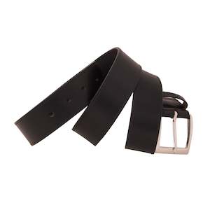 Belt Genuine Leather: Genuine Leather Belt - Casual Black - 1507BL