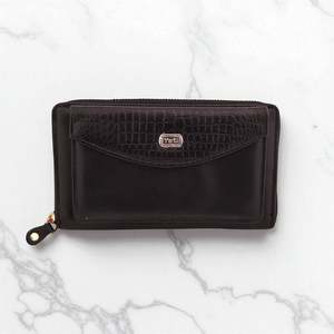 Woman’s Genuine Leather Zip Around Purse