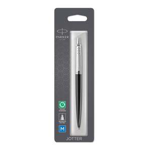 Personalised Pens: Personalised Parker Jotter Bond Street Black Chrome Trim Ballpoint Pen