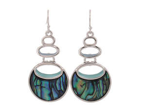 Kiwicraft Paua Wave Earrings With Box