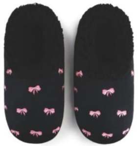 Slumbies - Women's Medium Bow Utiful Black Foot Covering