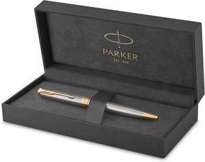 Premium Pens: Parker Sonnet Stainless Steel GT Ballpoint Pen
