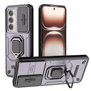 Cover: Oppo Reno 12 Pro 5G Sliding Camera Cover with Metal Ring/Stand