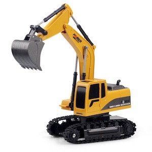 Rc Hobby And Toys: NC-258 RC Excavator, All-Terrain Caterpillar tracks, Rechargeable Battery, Coloured light