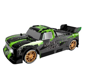 Rc Hobby And Toys: JJRC RC Q123 Drift Sports Truck, Up to 17km/h, Front and Rear LEDs, 370 Motor, Simulated Exhaust Smoke
