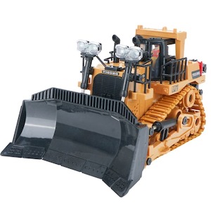 Rc Hobby And Toys: NC-258B RC Bulldozer, Metal Blade, Engine Sounds, Headlights, Rubber Tracks