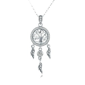 V Jewellery - Tree Of Life S925 Sterling Silver Necklace