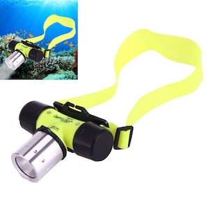 50m Waterproof LED Lightweight Head Lamp , 3 Modes, T6 LED 800LM