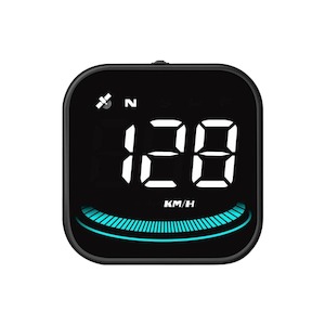 G4 GPS Speedometer HUD, Ambient Light Speed Alert, Compact 52mm LED display